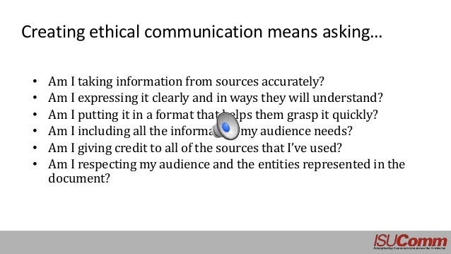 ethical communication