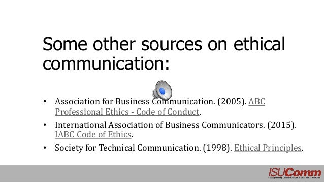 ethical communication