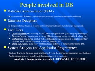 Comprehensive Overview of Advanced Database Systems and Management | PPTX