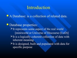 Comprehensive Overview of Advanced Database Systems and Management | PPTX