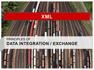 XML
PRINCIPLES OF
DATA INTEGRATION / EXCHANGE
 