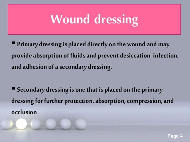 define dressings
