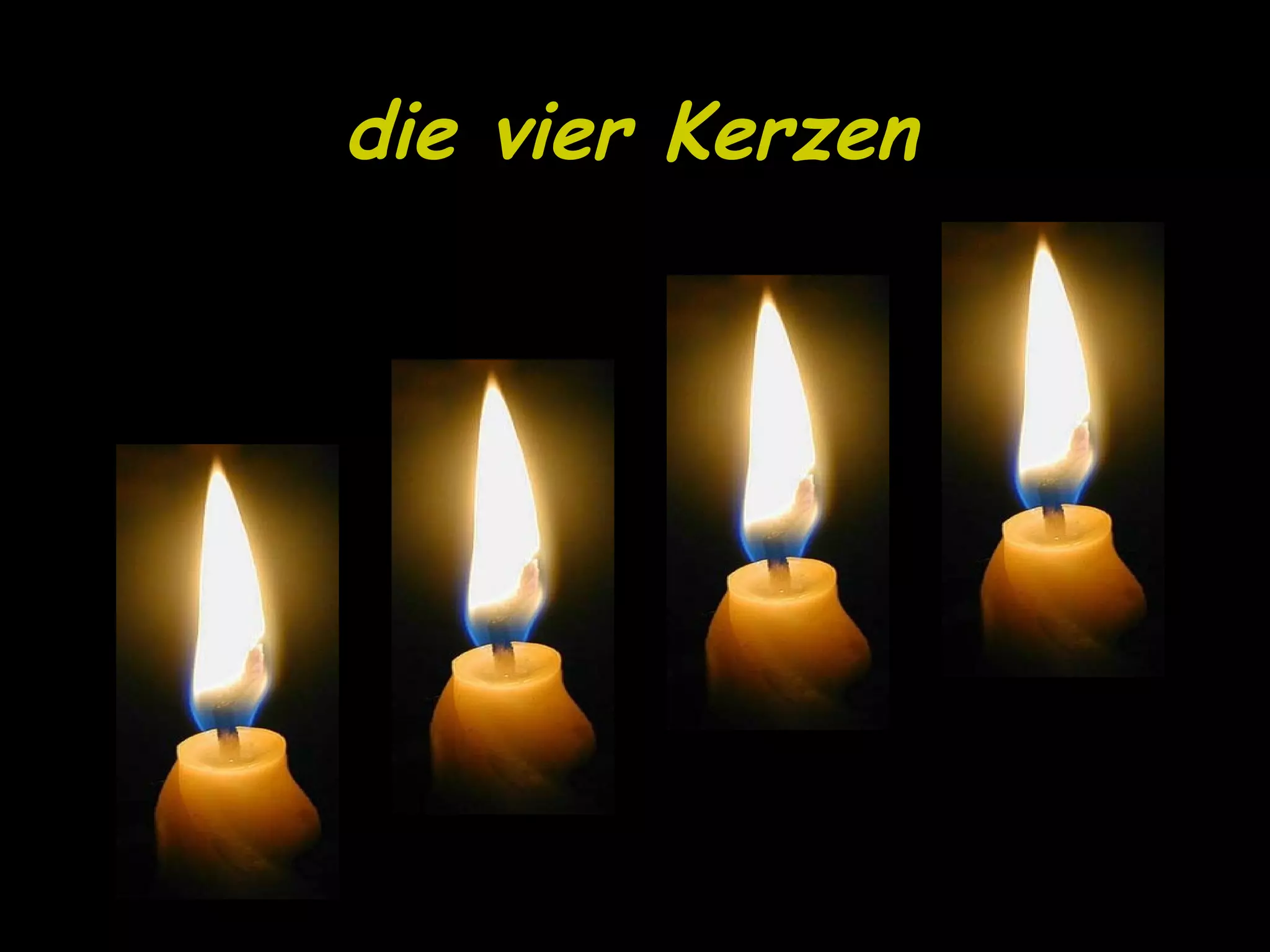 Die vier Kerzen