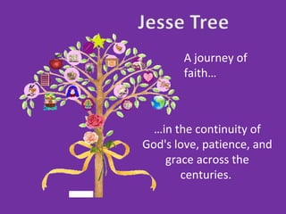 A journey of
        faith…



  …in the continuity of
God's love, patience, and
    grace across the
       centuries.
 