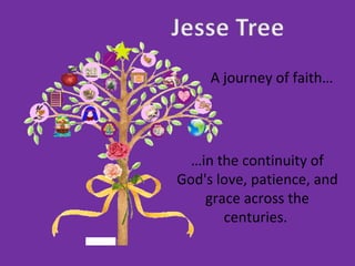 A journey of faith…
…in the continuity of
God's love, patience, and
grace across the
centuries.