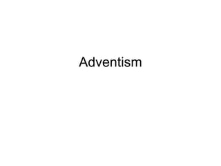 Adventism 