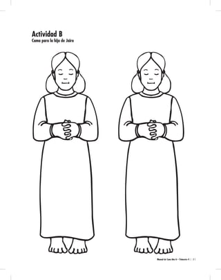 Manual de Cuna Año A – Trimestre 4 | 2 1 
Actividad B 
Cama para la hija de Jairo 
 