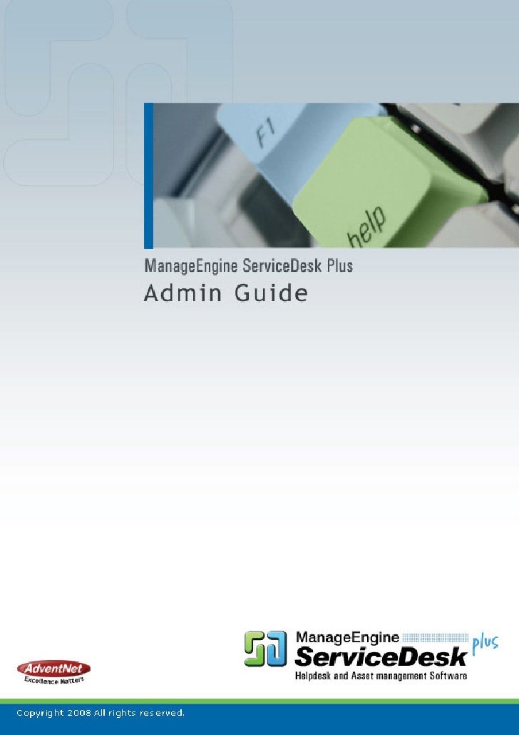 Advent Net Manage Engine Service Desk Plus Help Admin Guide