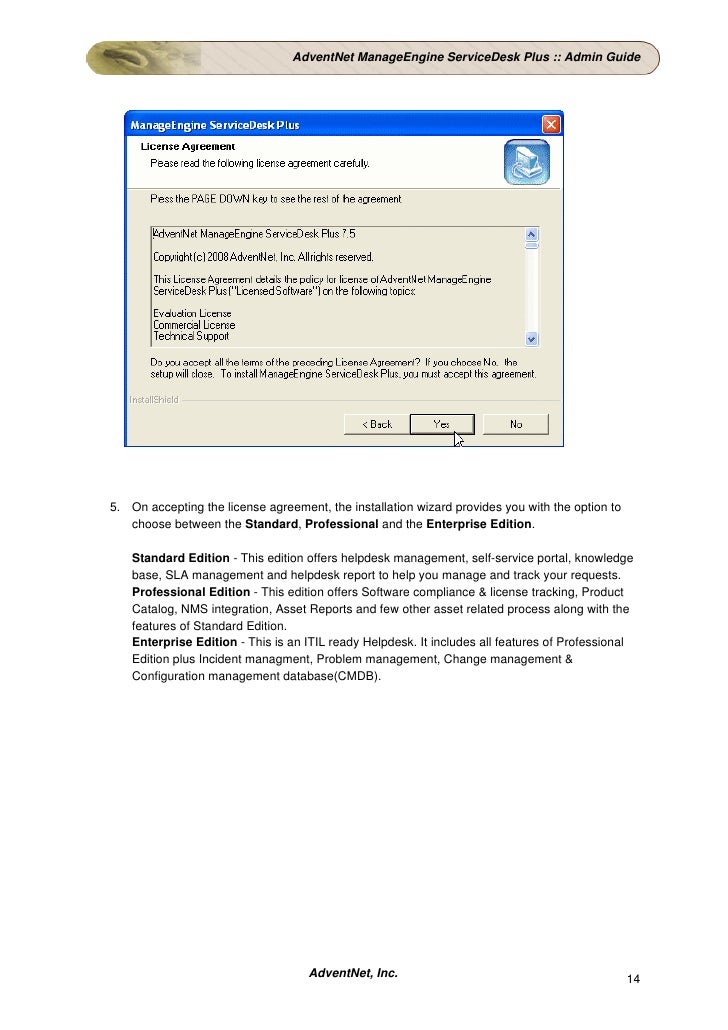 Advent Net Manage Engine Service Desk Plus Help Admin Guide