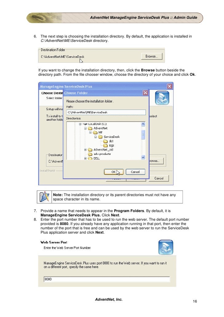 Advent Net Manage Engine Service Desk Plus Help Admin Guide