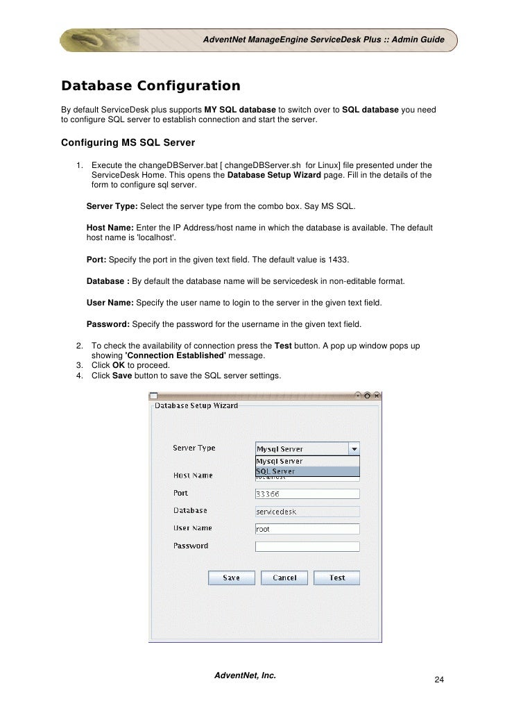 Advent Net Manage Engine Service Desk Plus Help Admin Guide