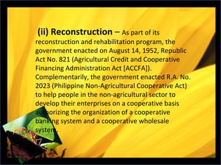 Advent of Cooperatives in the Philippines | PPT