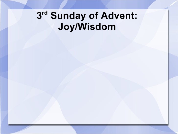 advent powerpoint