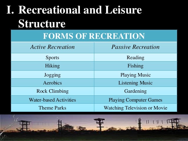 Sport and leisure