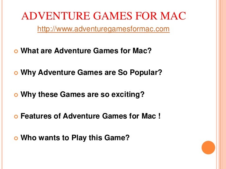 Pc adventure games