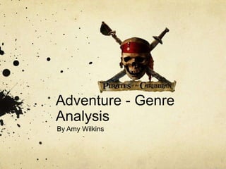 Adventure - Genre
Analysis
By Amy Wilkins

 