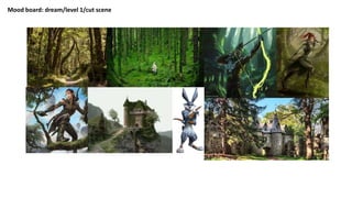 Mood board: dream/level 1/cut scene
 