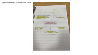 Key conventions of adventure films
 