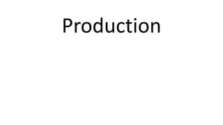 Production
 