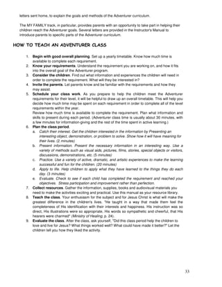 Adventurer club manual | PDF