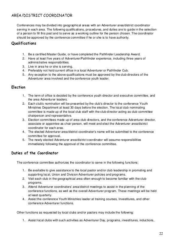 Sda Adventurer Club Manual
