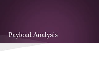 Payload Analysis 
 