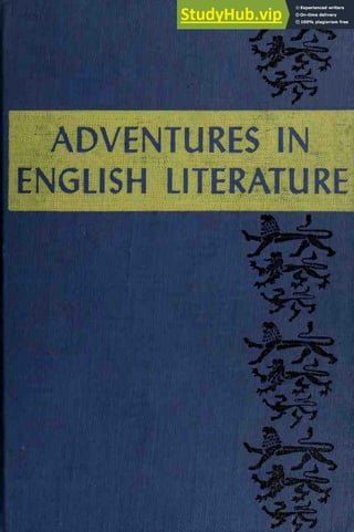ADVENTURES IN
ENGLISH LITERATURE
 