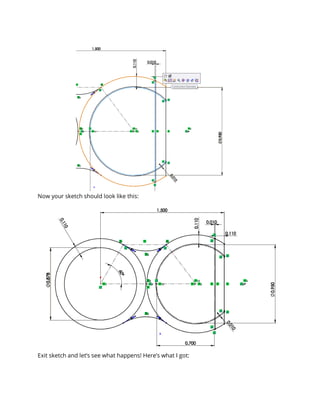 Now your sketch should look like this:
Exit sketch and let’s see what happens! Here’s what I got:
 