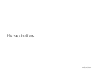 @sophiedennis
Flu vaccinations
 