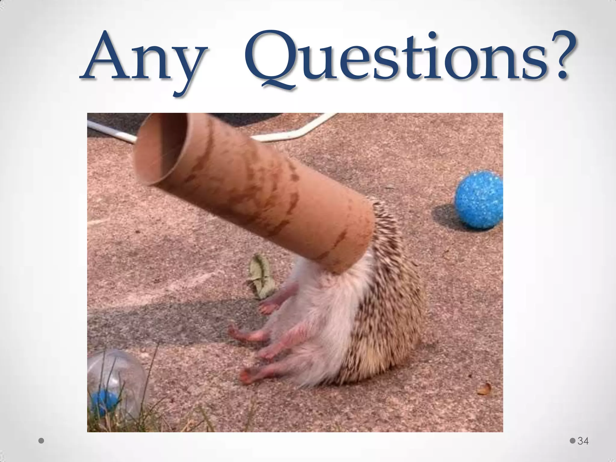 Any Questions?




             34
 
