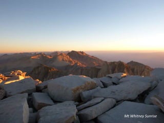 Mt Whitney Sunrise
 