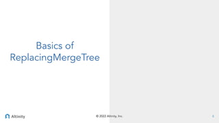 © 2022 Altinity, Inc.
© 2022 Altinity, Inc.
Basics of
ReplacingMergeTree
8
 