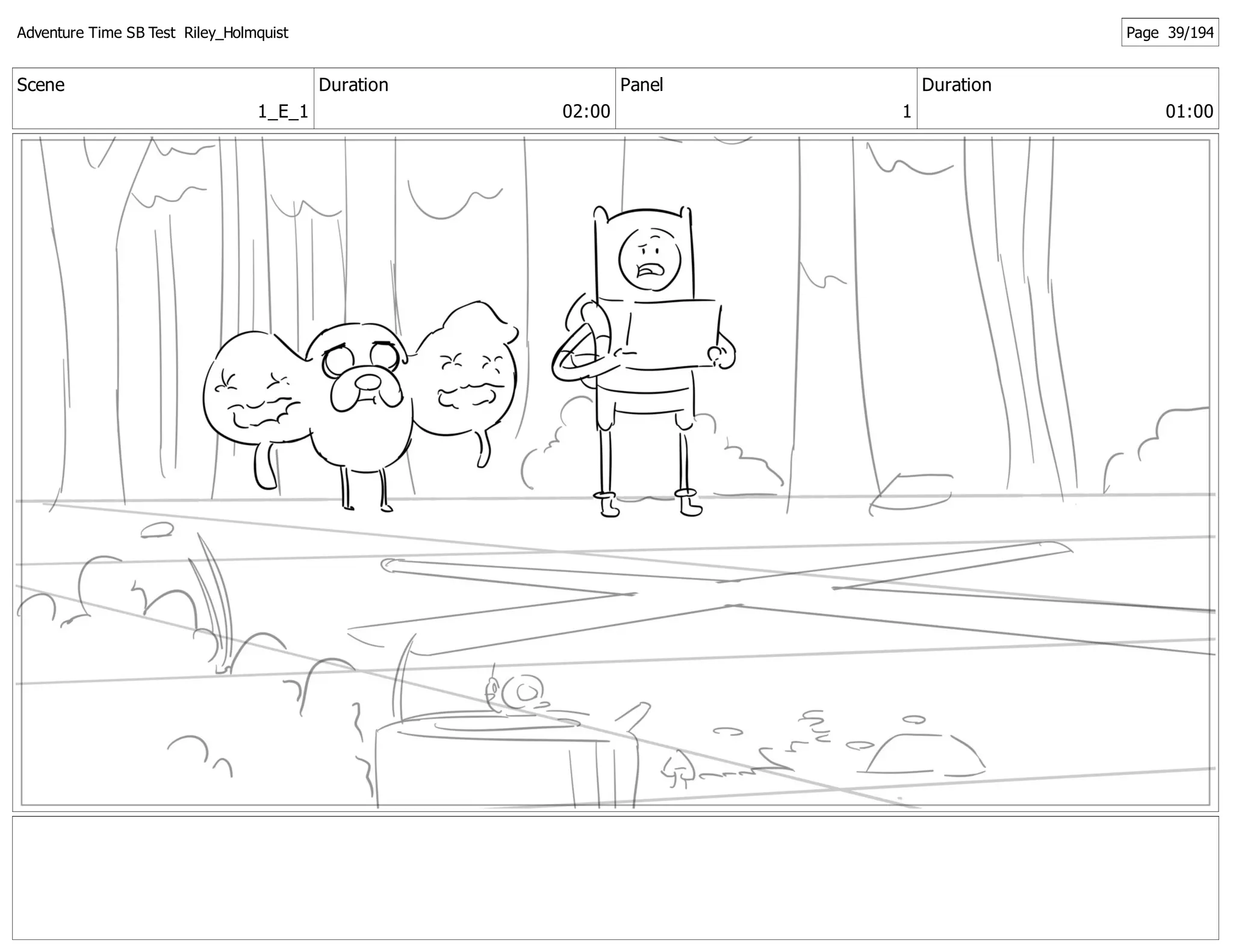 Adventure Time Storyboard Test | PPT