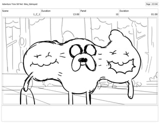 Adventure Time Storyboard Test | PDF