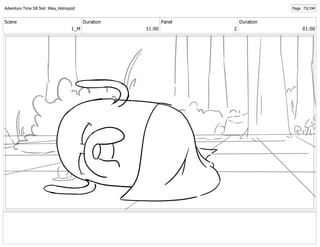 Adventure Time Storyboard Test | PDF