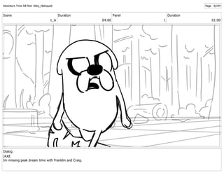 Adventure Time Storyboard Test | PDF