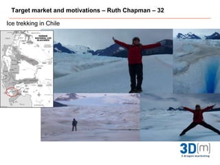 Target market and motivations – Ruth Chapman – 32100 day “Americas” trip