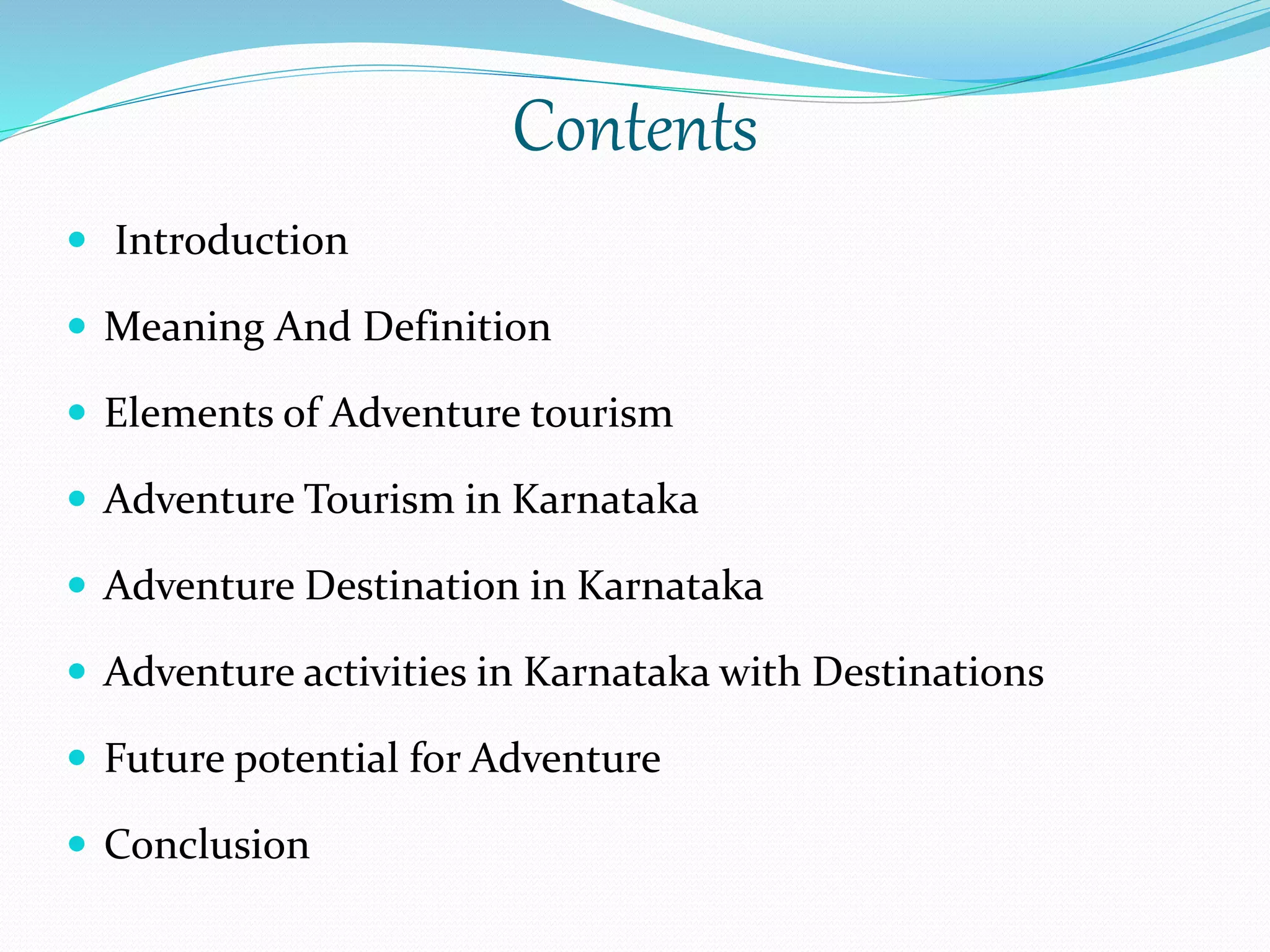 ADVENTURE TOURISM PPT | PPTX