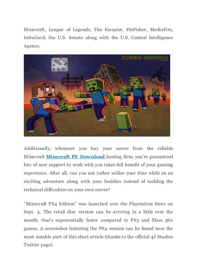 Adventurous With Minecraft Zombie Survival Game