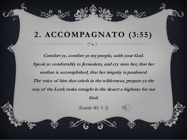 Advent With The Messiah Week 1