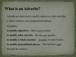 Adverb -Дайвар үг | PPT