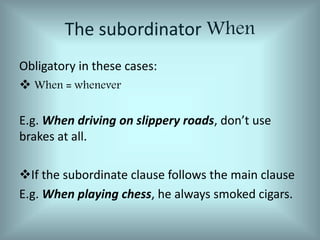 Adverbial clauses; adverbial clauses of time | PPTX