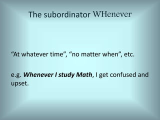 Adverbial clauses; adverbial clauses of time | PPTX