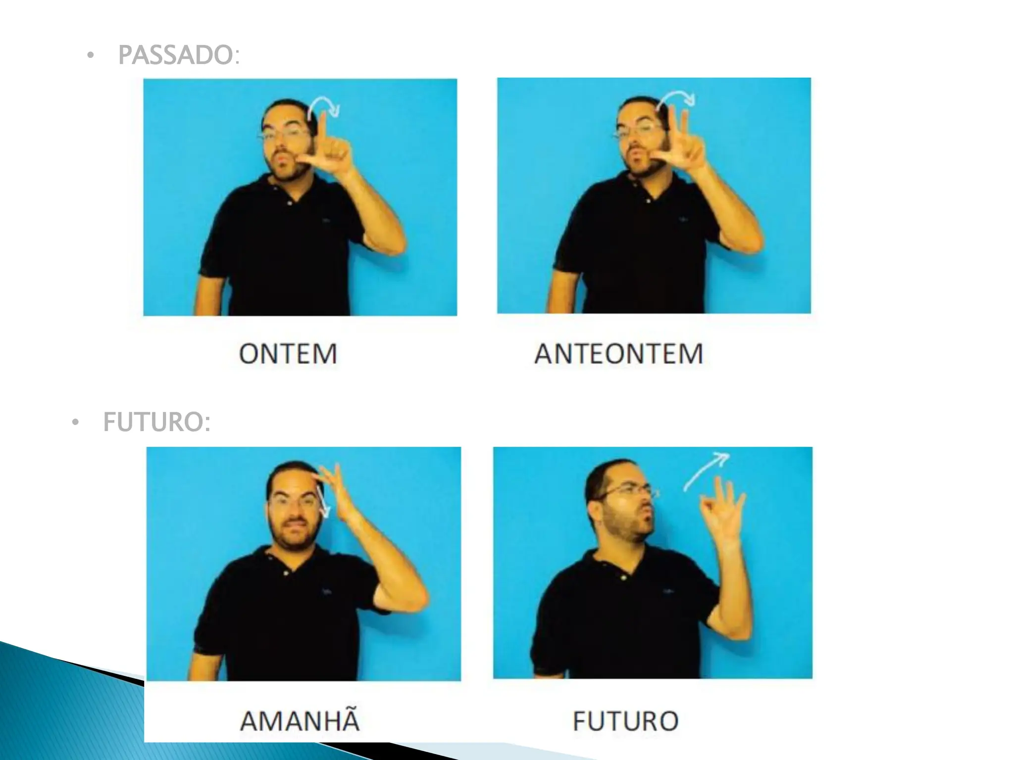 adverbio de tempo em libras, aula libras, aprenda | PDF