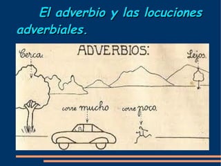 El adverbio y las locuciones adverbiales.   