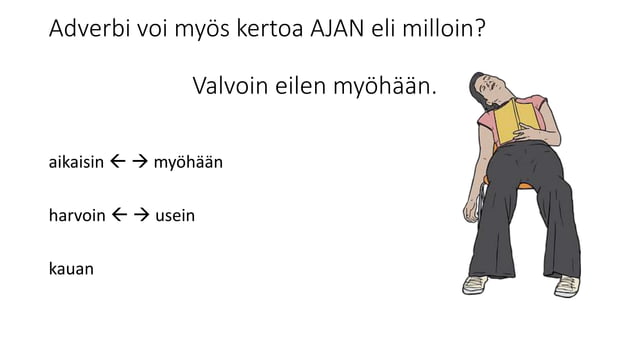 Adverbit ja vertailumuodot | PPT