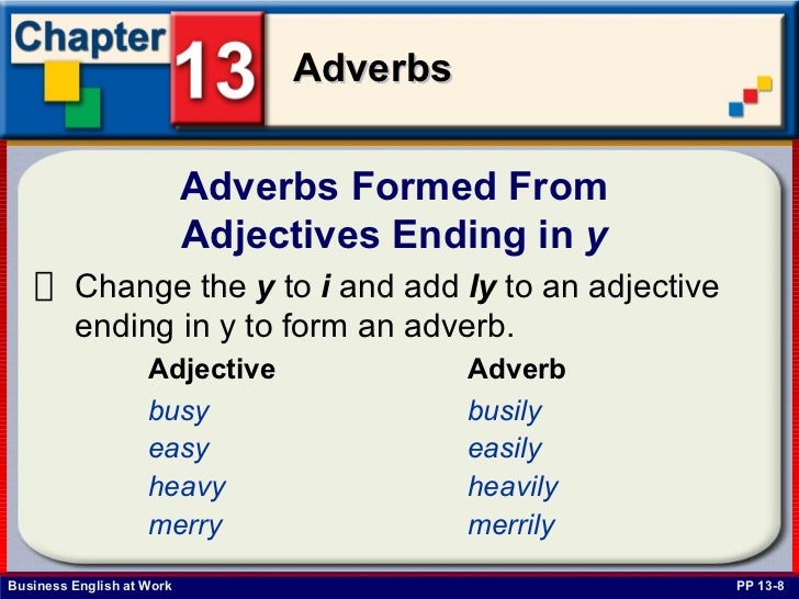 Adverbs