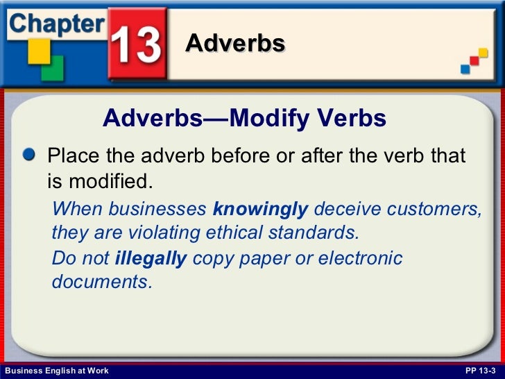 Adverbs