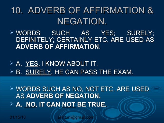 adverbs