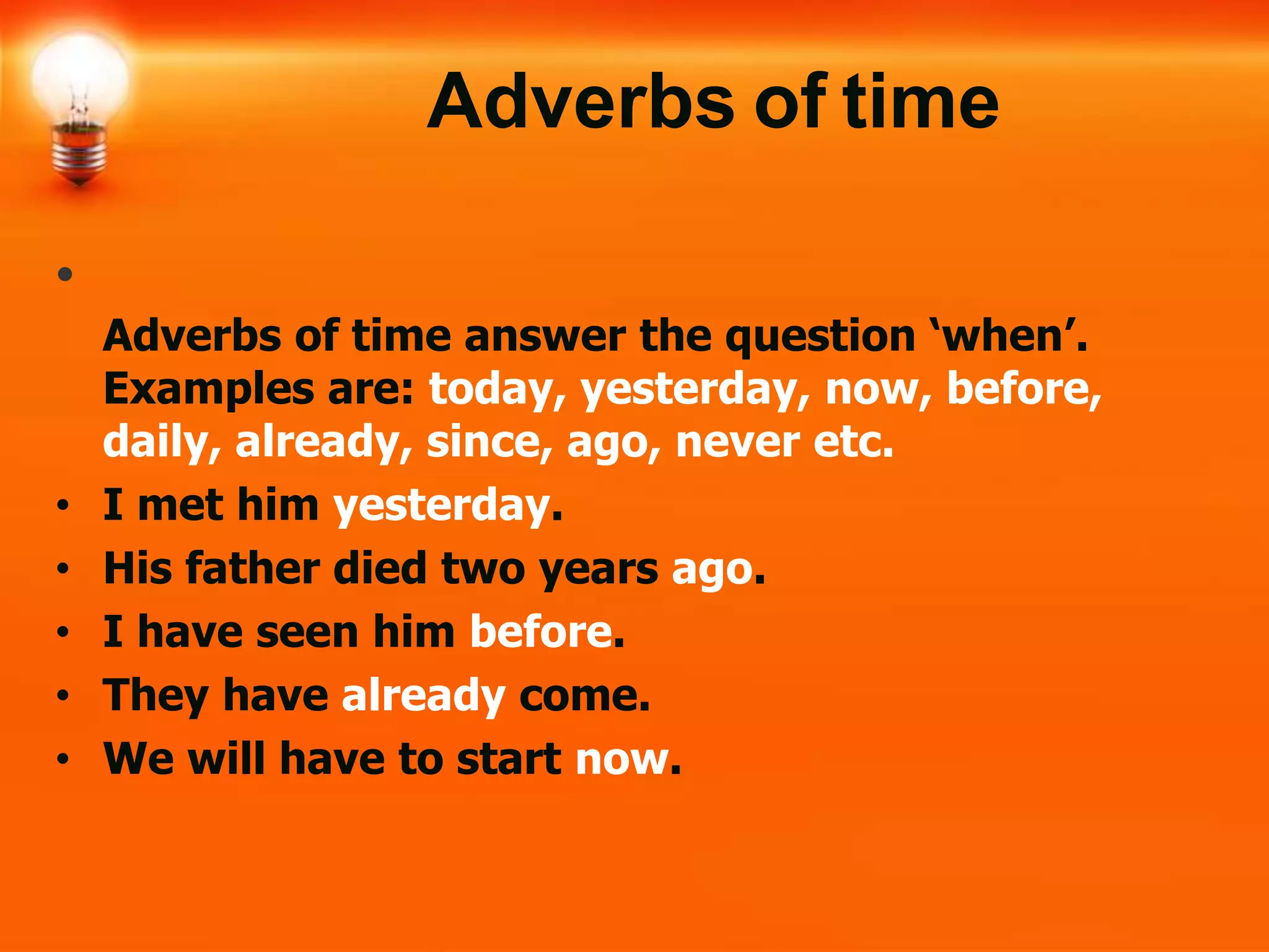 Adverbs | PPTX